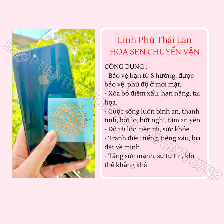LINH PHÙ THÁI CHUYỂN VẬN HOA SEN - SP005572